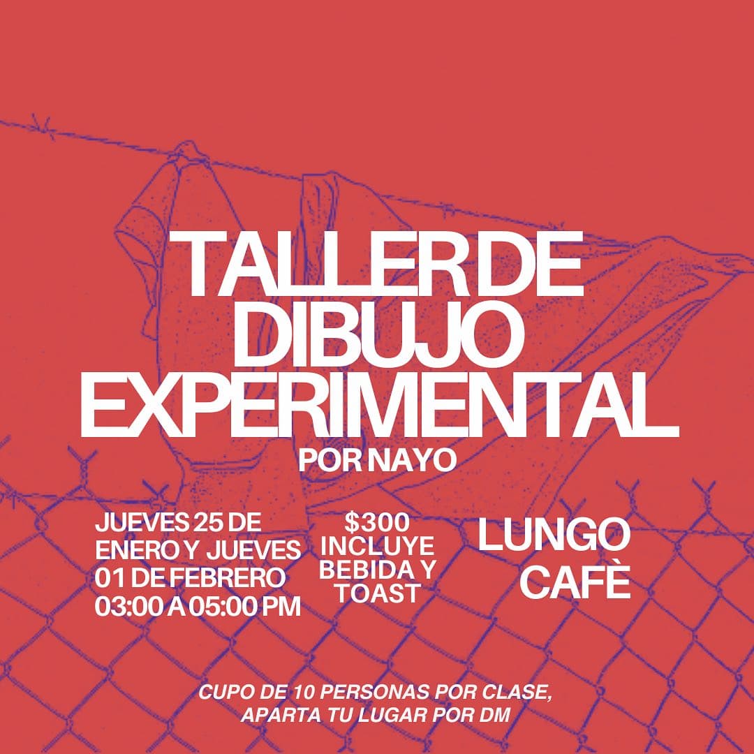 Flyer: Taller de Dibujo Experimental